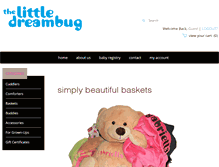 Tablet Screenshot of littledreambug.com